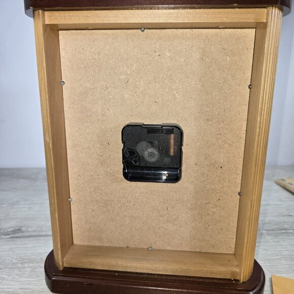 Springfield Clock Art Deco All Wood Contemporary Large Face Desk Mantle Shelf - Picture 10 of 10